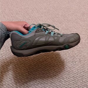 Merrell Women's Athletic Shoes in Gray and Teal